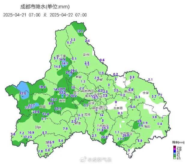 四川逐渐降温超10℃！成都将迎降温降雨